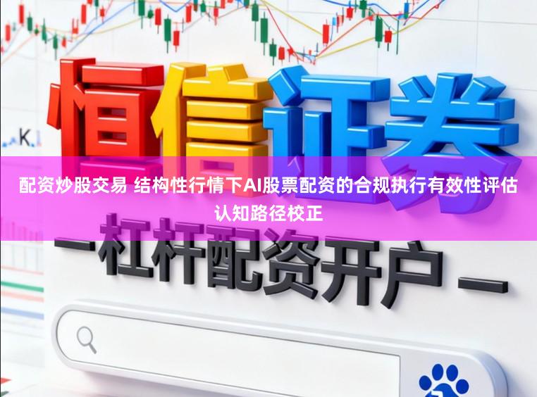 配资炒股交易 结构性行情下AI股票配资的合规执行有效性评估认知路径校正
