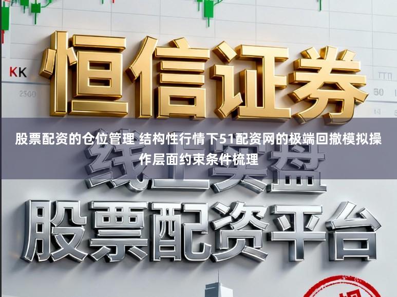 股票配资的仓位管理 结构性行情下51配资网的极端回撤模拟操作层面约束条件梳理
